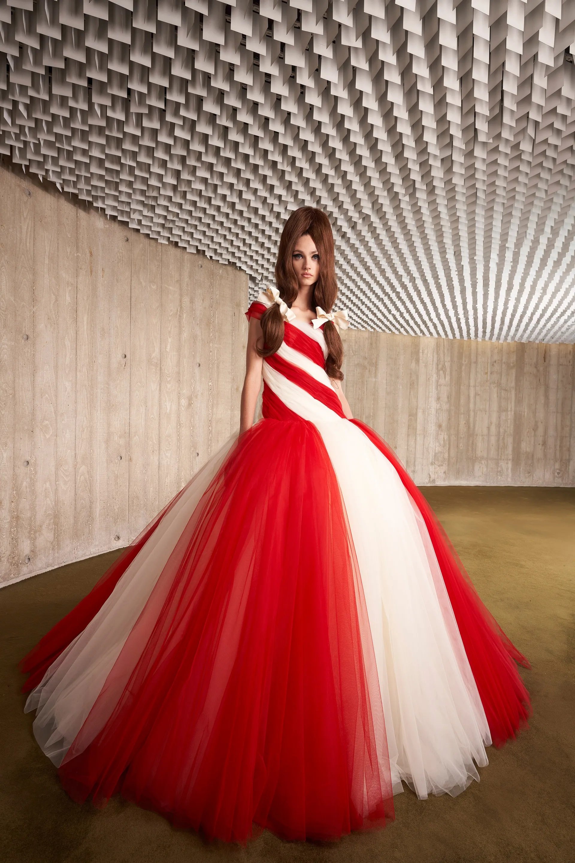 Giambattista Valli HC Striped Ball Gown — UFO No More Giambattista Valli HC Striped Ball Gown — UFO No More